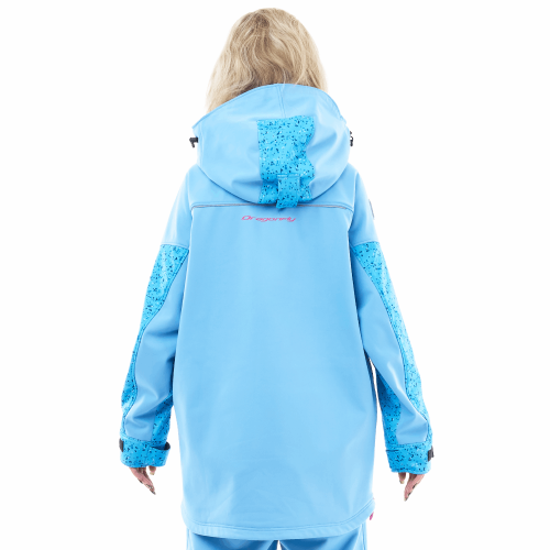 Куртка-анорак сноубордическая DF UKTUS Woman Blue - Pink фото 3