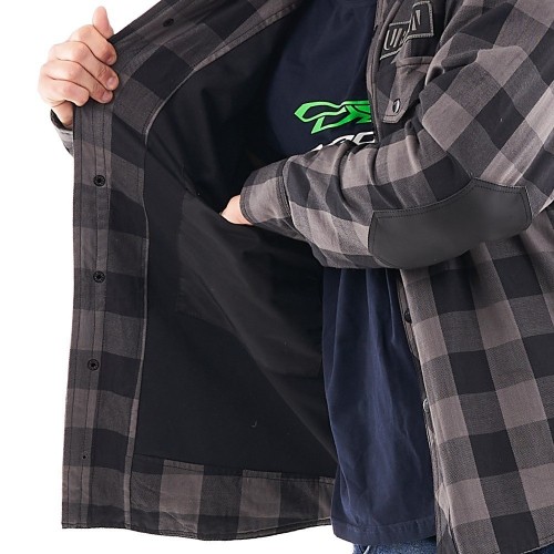 Моторубашка STREETFIGHTER Grey с защитой фото 7