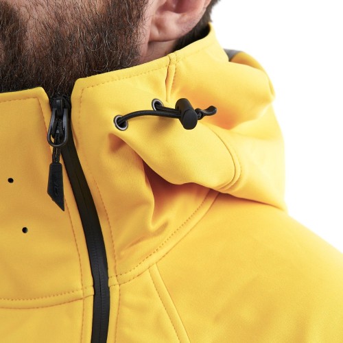 Куртка-анорак сноубордическая DF UKTUS Man Yellow - Grey фото 5