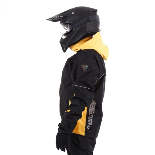 Мембранная куртка QUAD PRO Black - Yellow 2023 фото 3