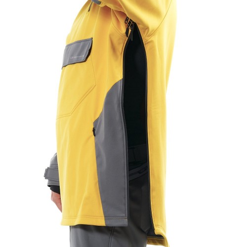Куртка-анорак сноубордическая DF UKTUS Man Yellow - Grey фото 10