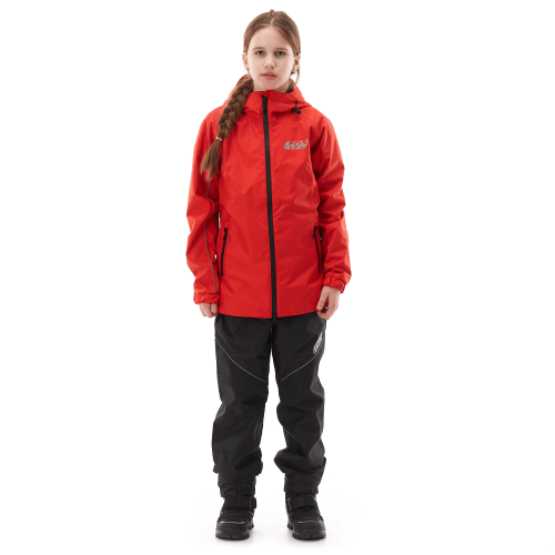 Комплект дождевой (куртка, брюки) EVO FOR TEEN RED (мембрана) фото 4