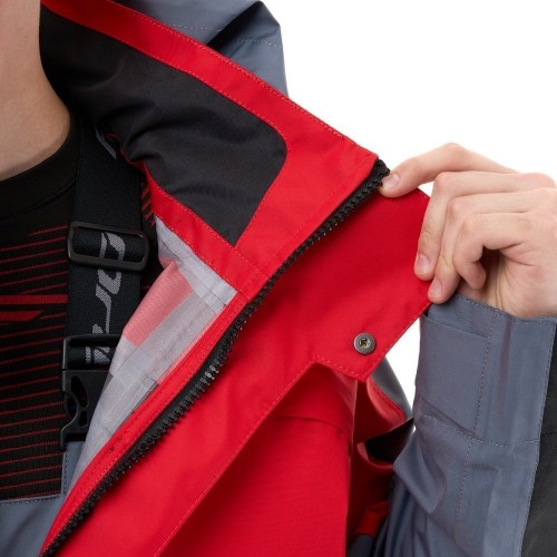 Мембранная куртка QUAD PRO Red - Grey 2024 фото 6