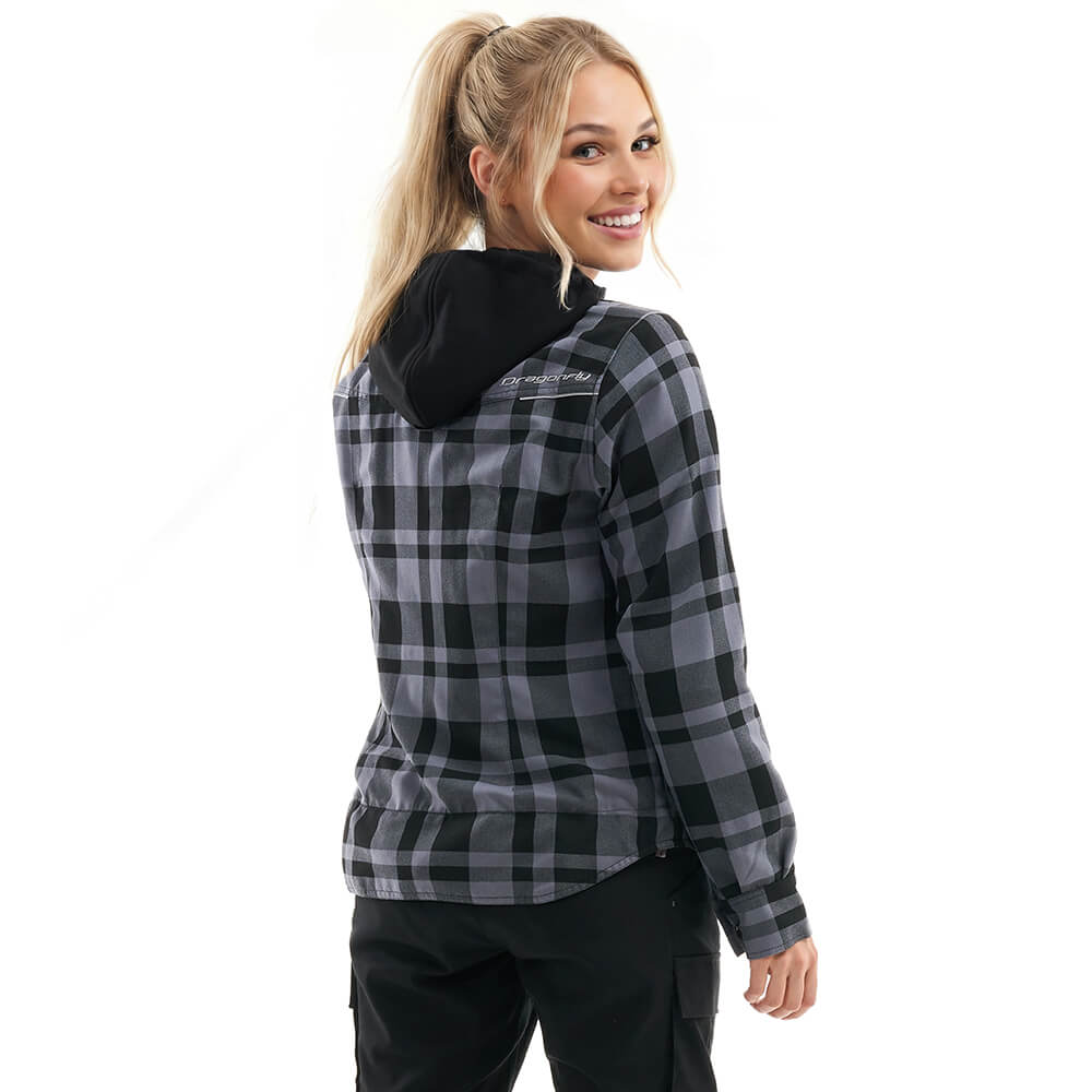 Моторубашка STREETFIGHTER Woman Grey с защитой