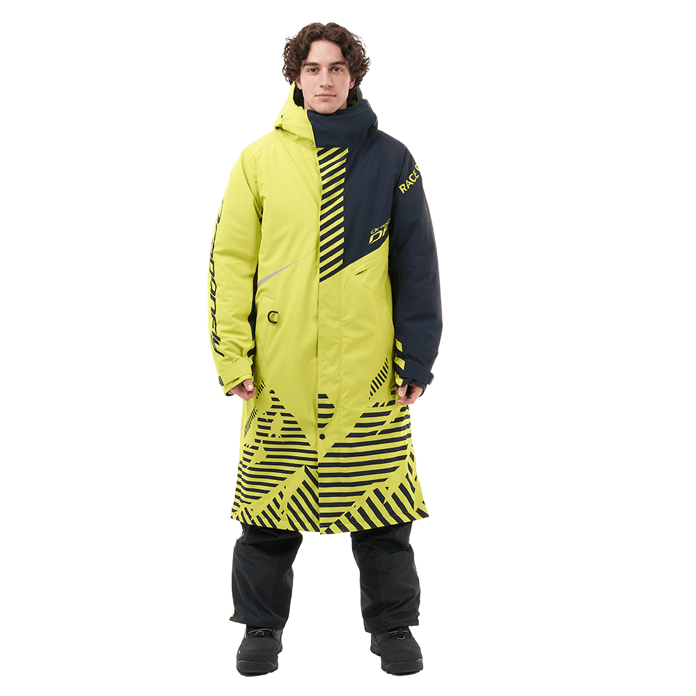 Плащ зимний RACE COAT Man Lime - Black