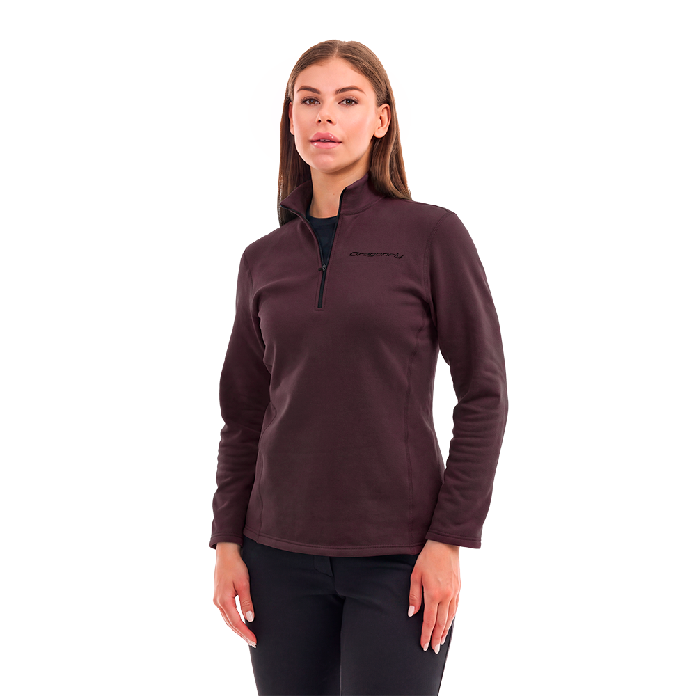 Джемпер на молнии Woman Bordo