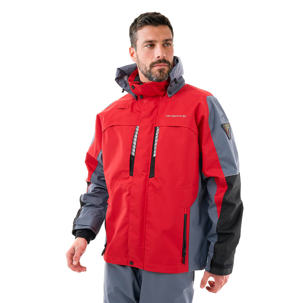 Мембранная куртка QUAD PRO Red - Grey