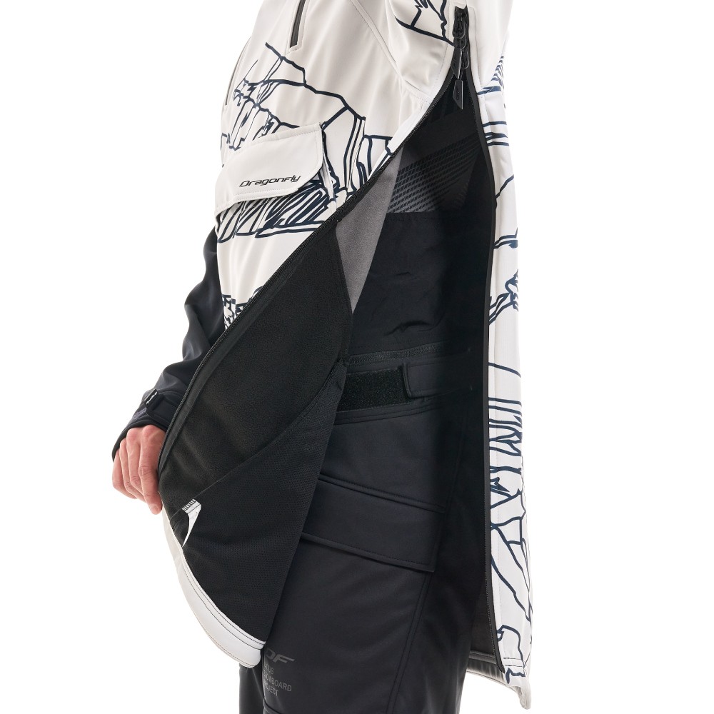 Куртка-анорак сноубордическая DF UKTUS Man Black - White