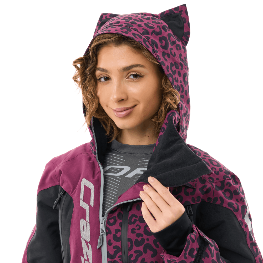 Комбинезон EXTREME Woman Crazy Cat Purple - Black