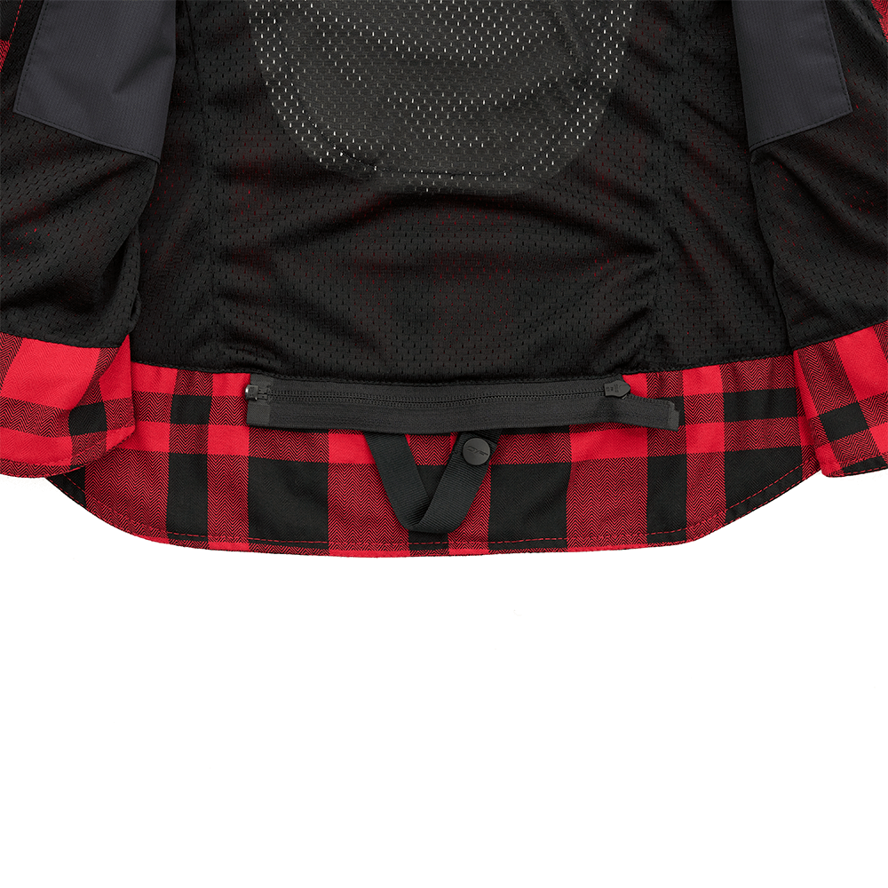 Моторубашка STREETFIGHTER Man Red с защитой