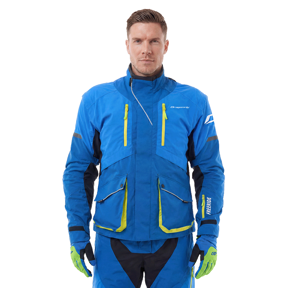 Куртка Эндуро Freeride DF Blue-Yellow