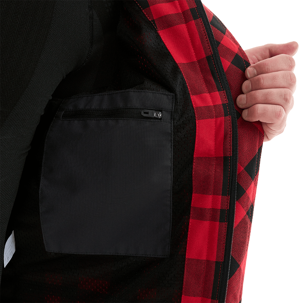 Моторубашка STREETFIGHTER Man Red с защитой