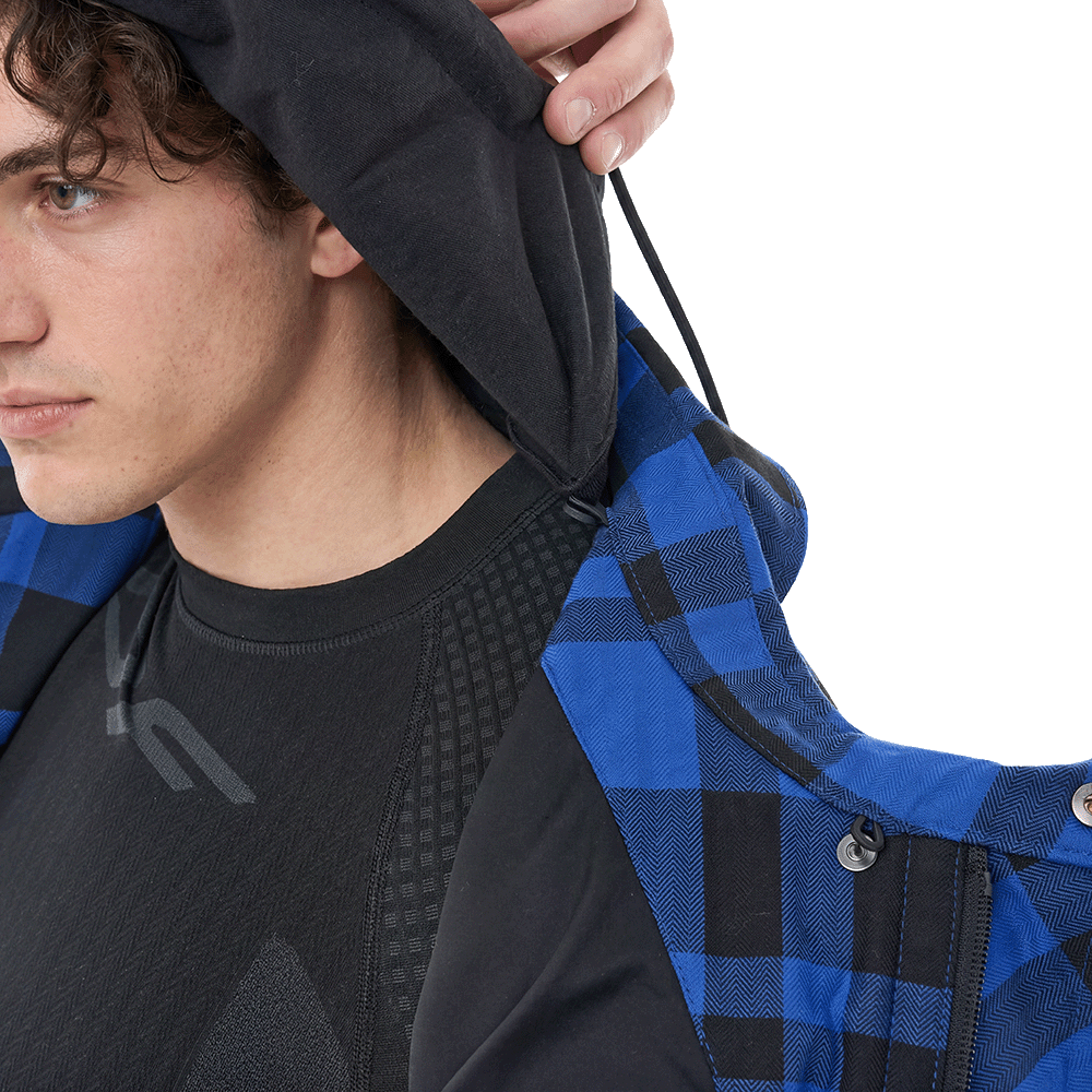 Моторубашка STREETFIGHTER Blue с защитой
