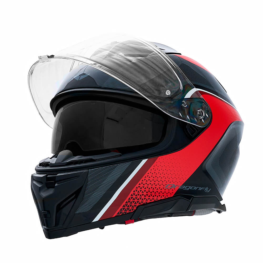 Мотошлем DF-T Red