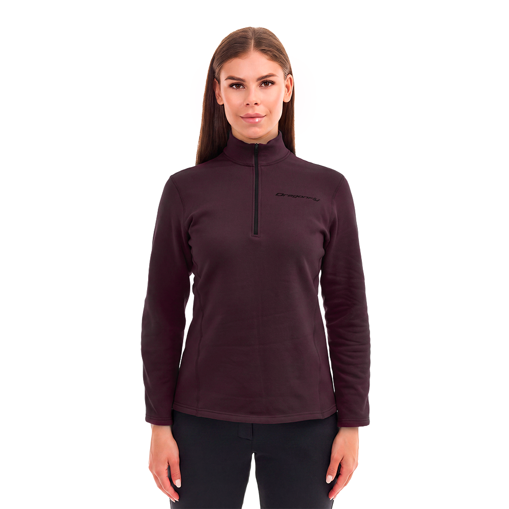 Джемпер на молнии Woman Bordo