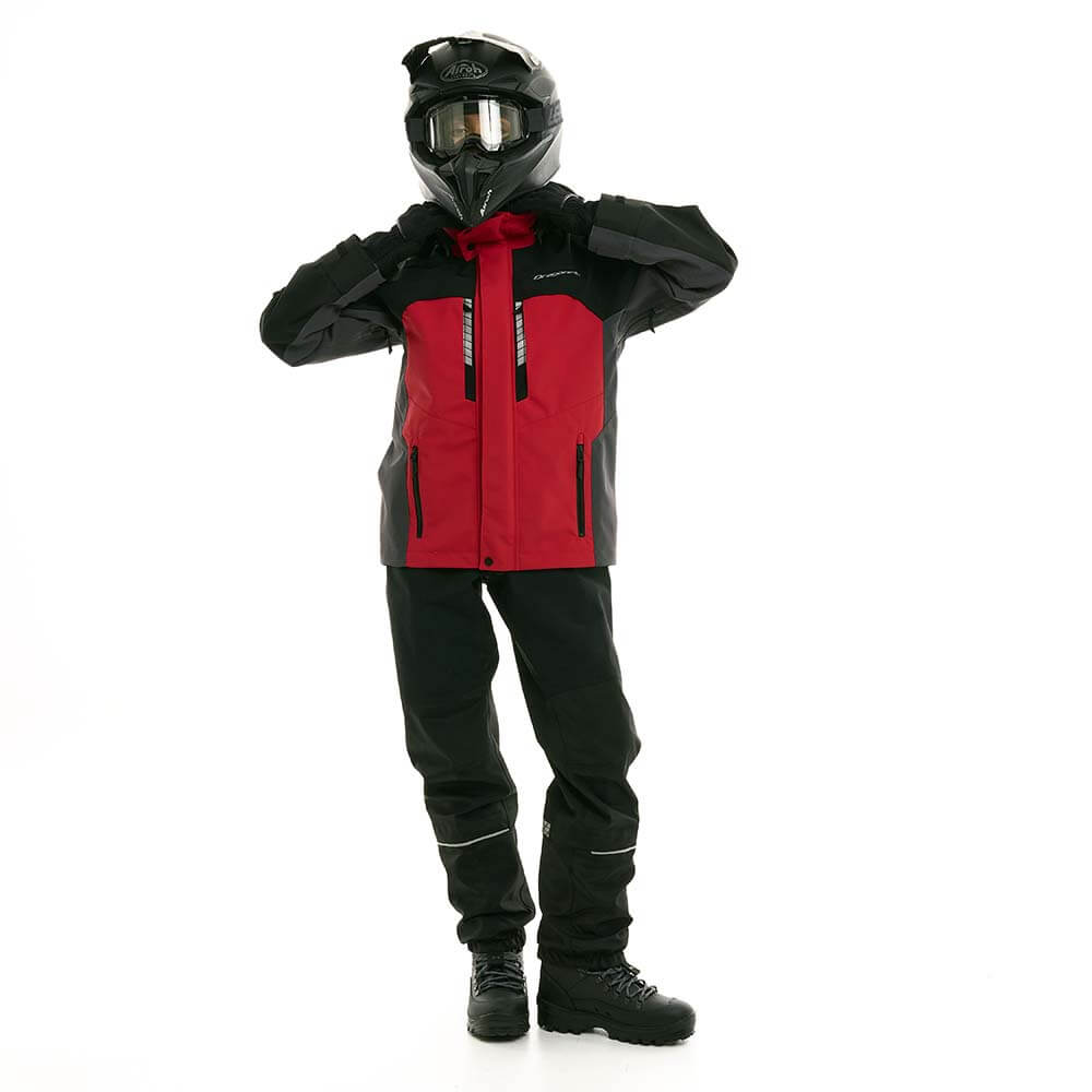 Мембранная куртка QUAD PRO Woman Red - Black - Grey