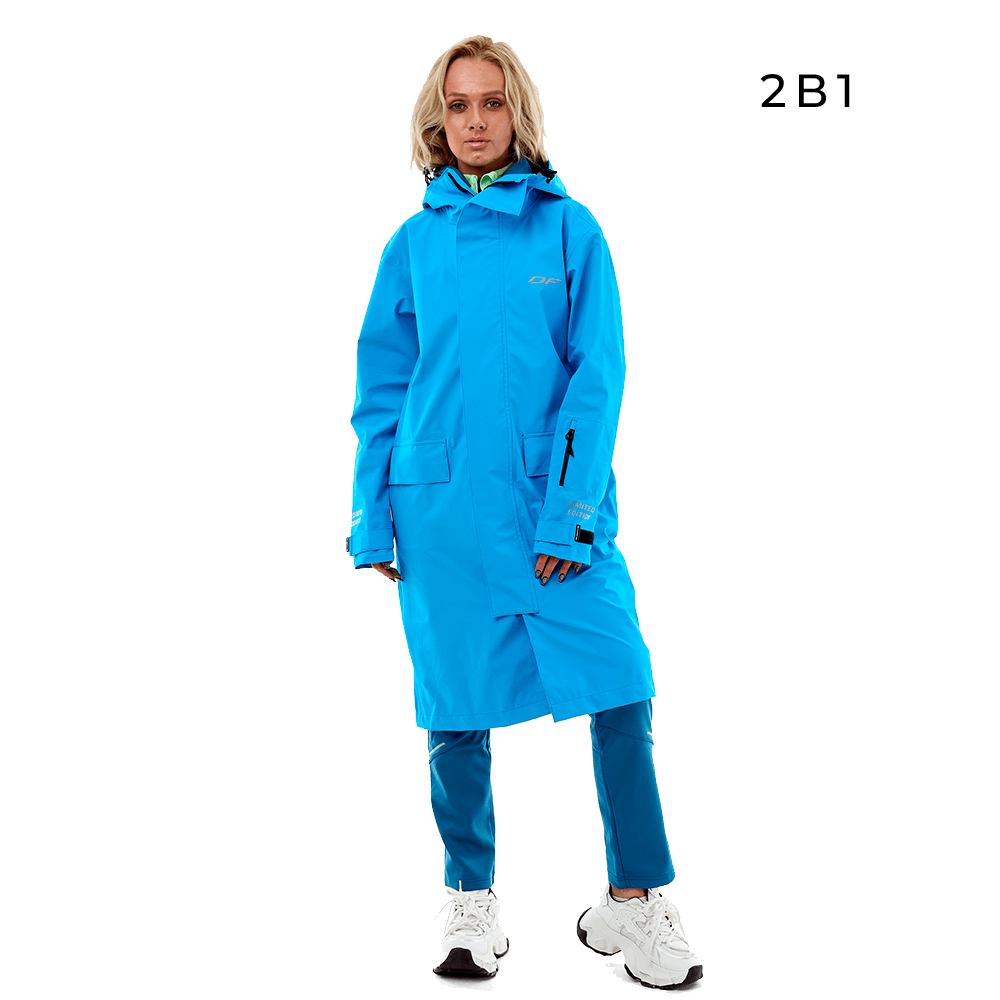 Дождевик городской DF RAINCOAT 2.0 Blue