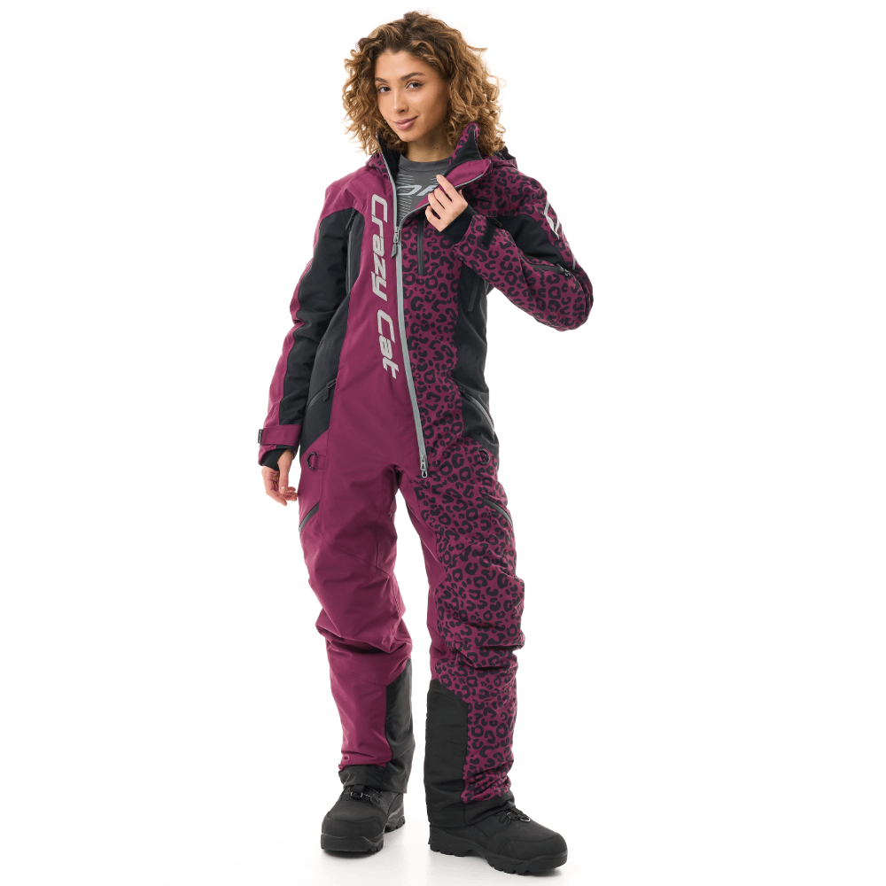 Комбинезон EXTREME Woman Crazy Cat Purple - Black