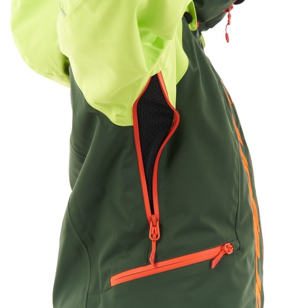 Куртка утепленная GRAVITY for Teen Green - Orange 2024