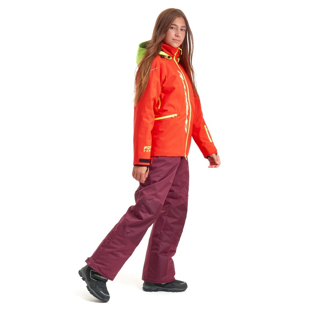 Куртка утепленная Gravity TEENAGER  Red - Yellow 2023