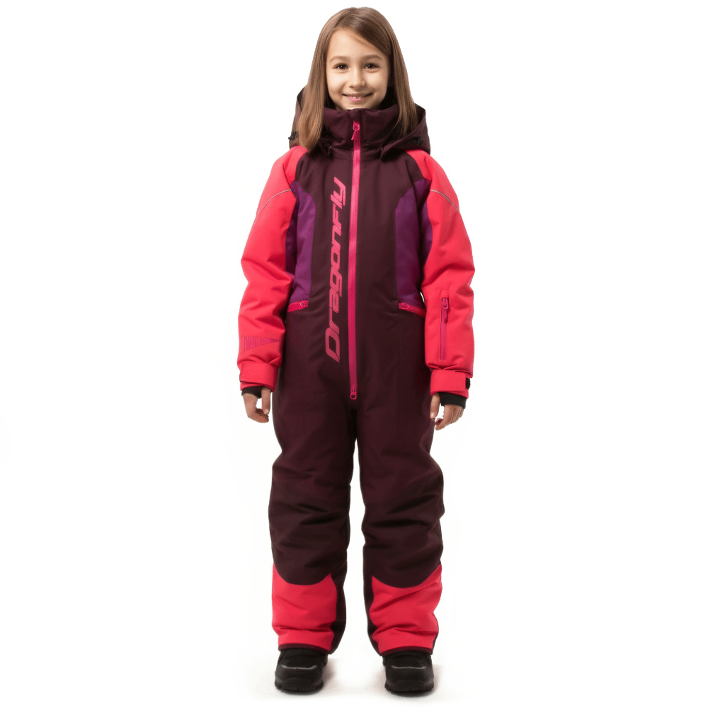 Зимний утепленный комбинезон DF Junior. Gravity Purple - Brown 2023