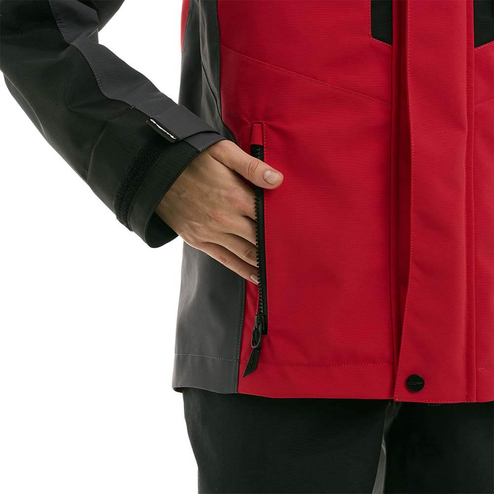 Мембранная куртка QUAD PRO Woman Red - Black - Grey