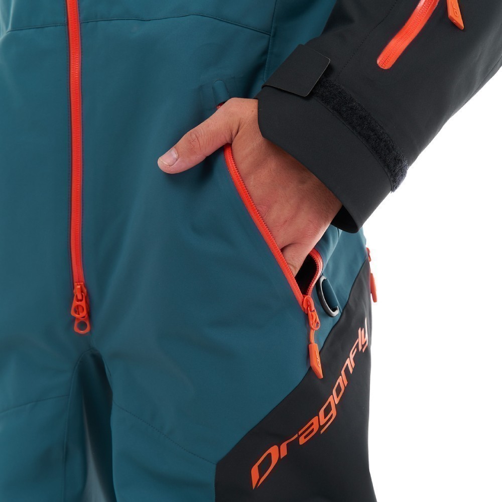 Комбинезон SUPERLIGHT 3L Man Dark Ocean - Orange 2024