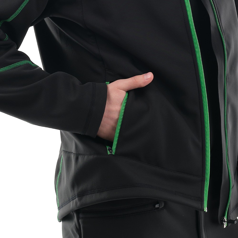 Куртка Explorer Black-Green мужская, Softshell