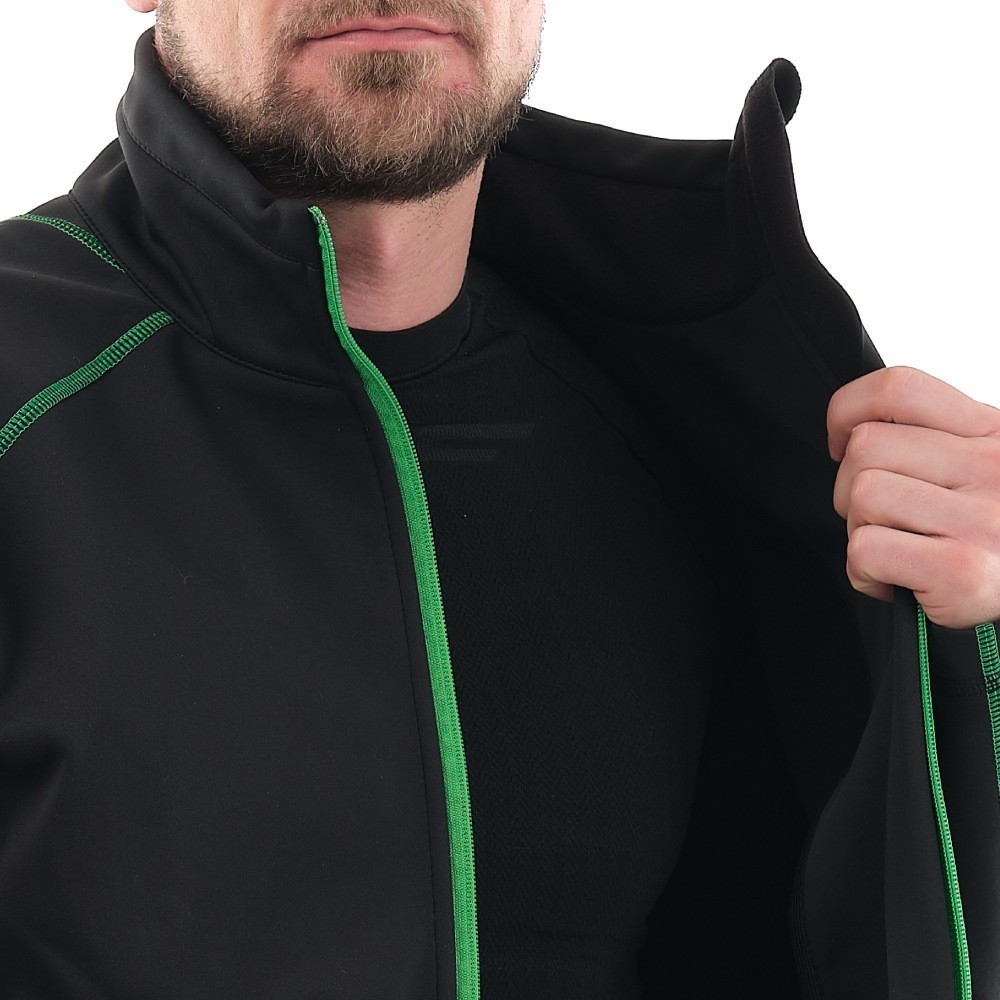 Куртка Explorer Black-Green мужская, Softshell