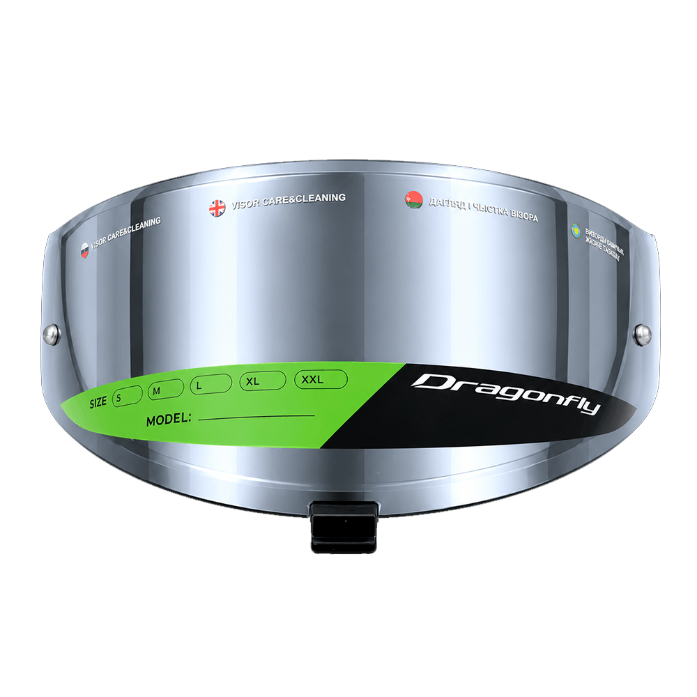 Визор DF SILVER CHROME