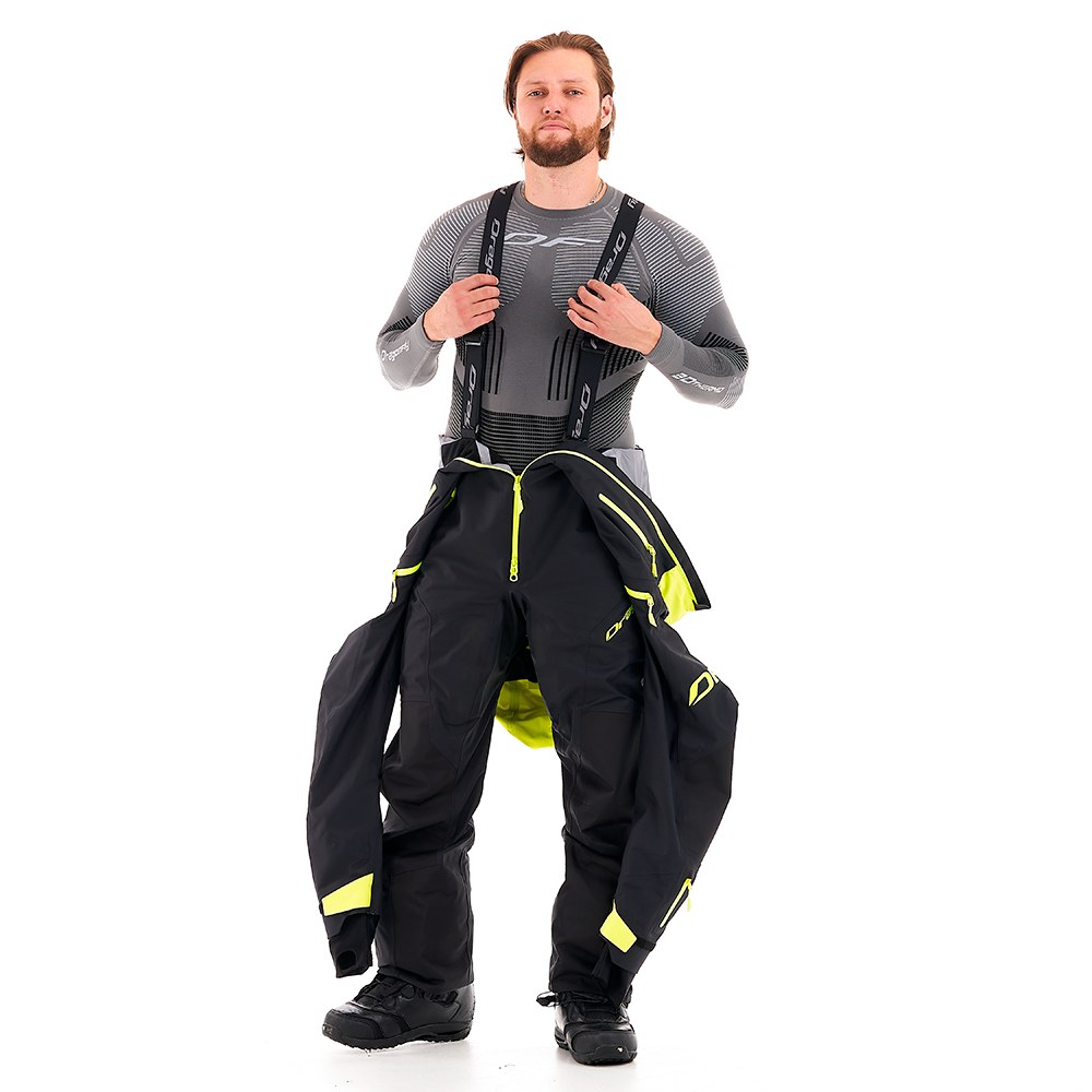 Комбинезон SuperLight 3L MAN Black-Yellow Fluo