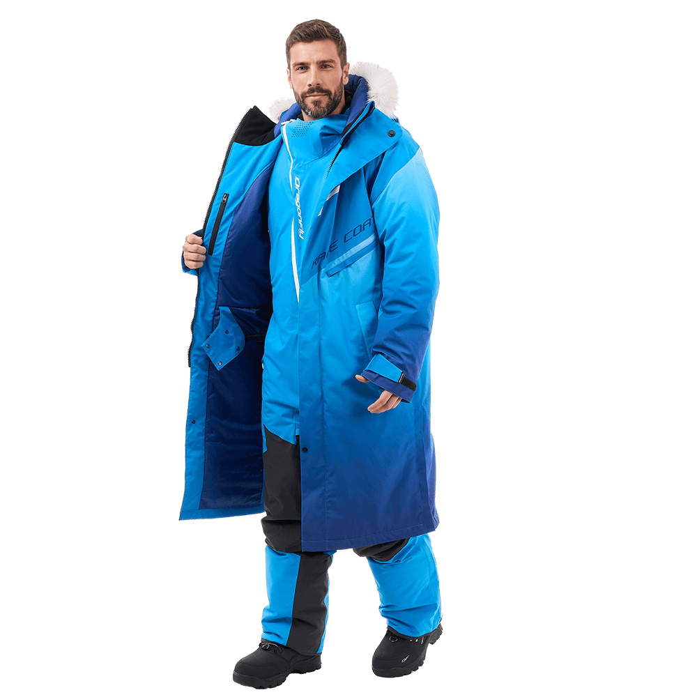 Плащ зимний RACE COAT WINTER SUNSET Man Blue