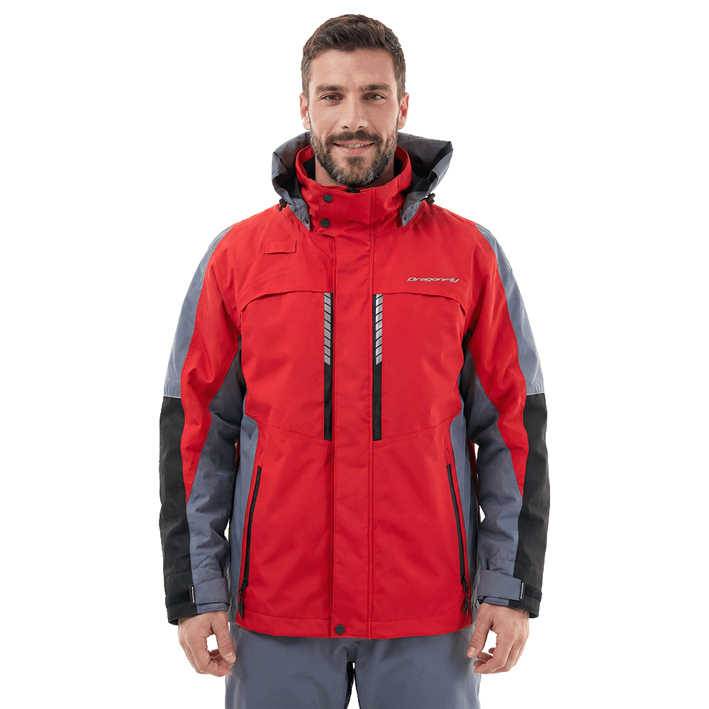 Мембранная куртка QUAD PRO Red - Grey