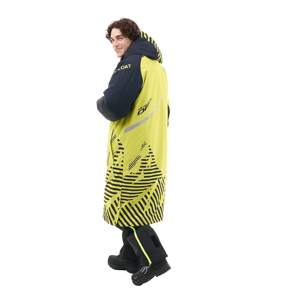 Плащ зимний RACE COAT Man Lime - Black
