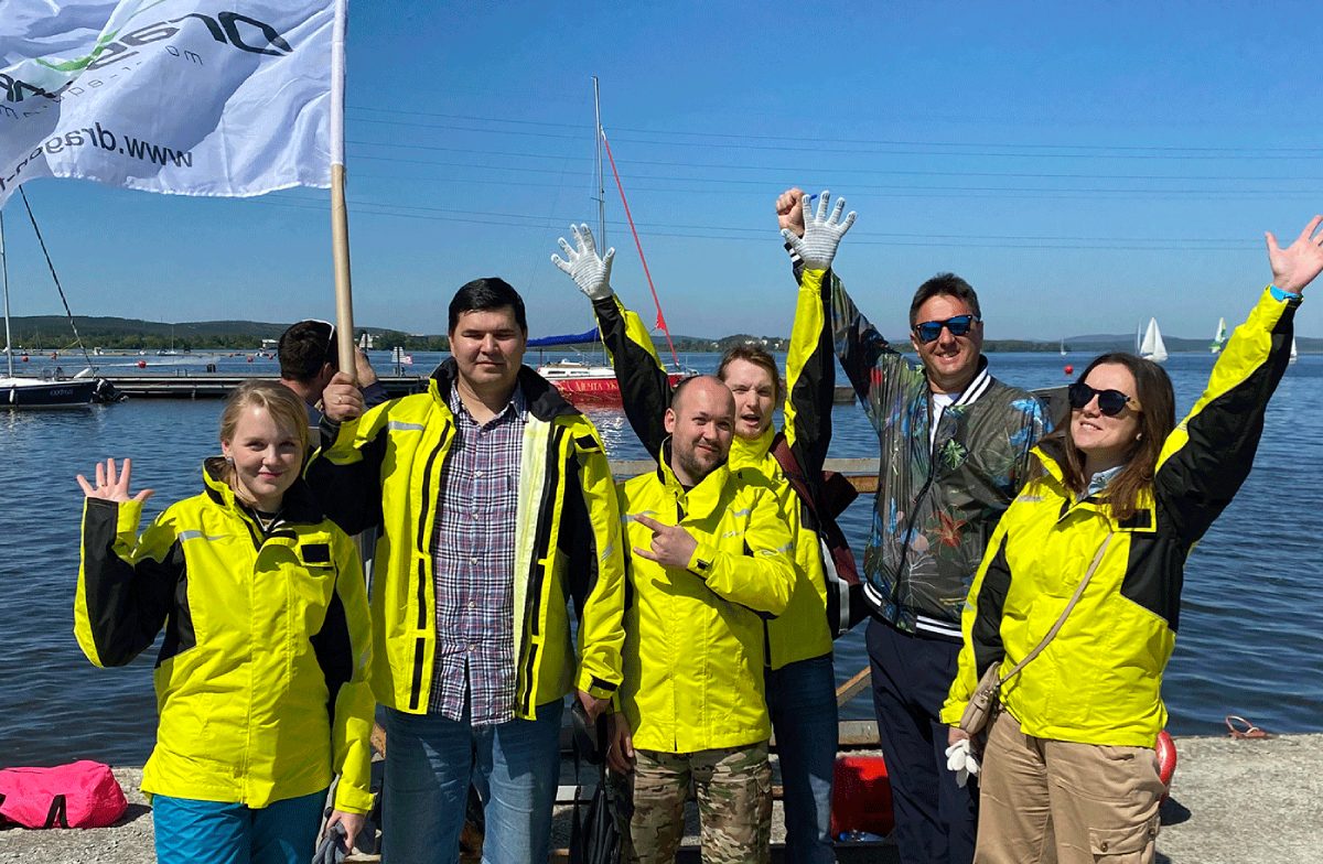 Dragonfly под парусами