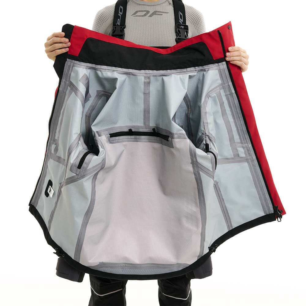 Мембранная куртка QUAD PRO Woman Red - Black - Grey