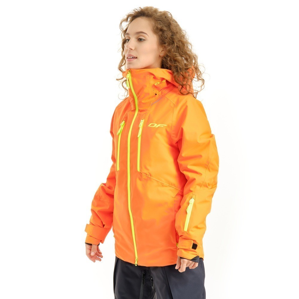 Куртка горнолыжная утепленная Gravity Premium Woman Orange-Yellow 2023