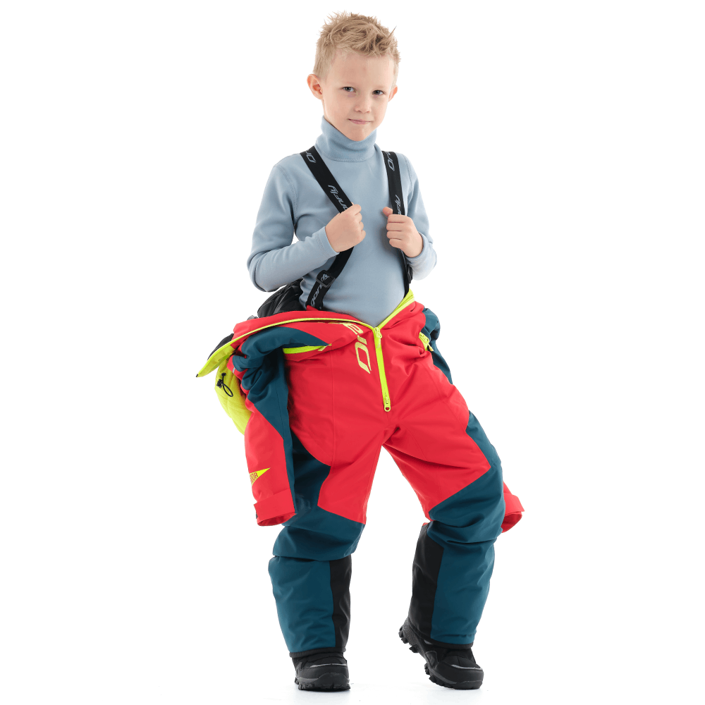 Зимний утепленный комбинезон GRAVITY Junior Red - Dark Ocean 2023