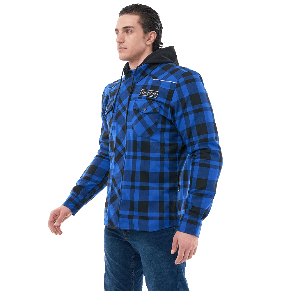 Моторубашка STREETFIGHTER Blue с защитой