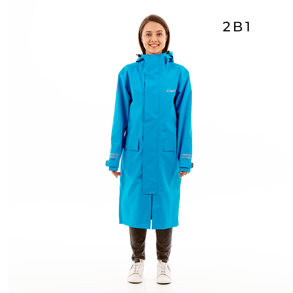 Дождевик городской DF RAINCOAT 2.0 Blue