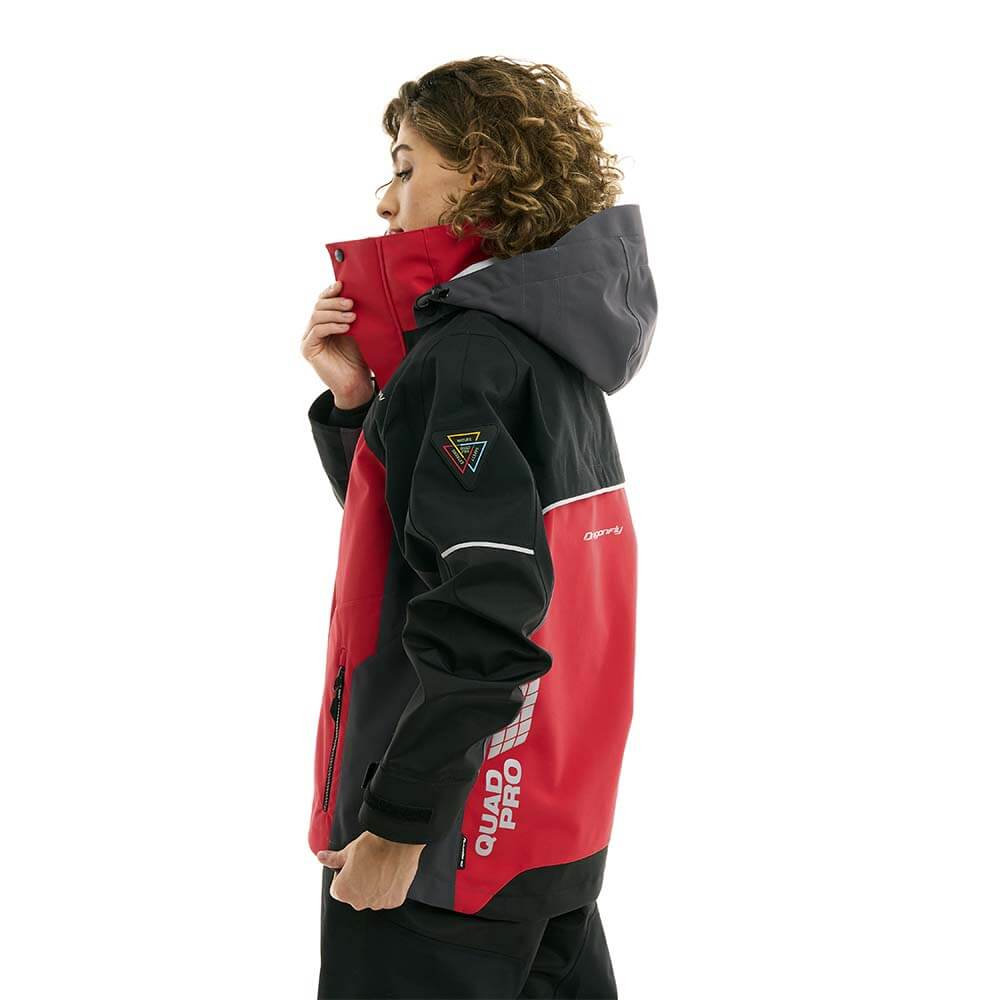Мембранная куртка QUAD PRO Woman Red - Black - Grey