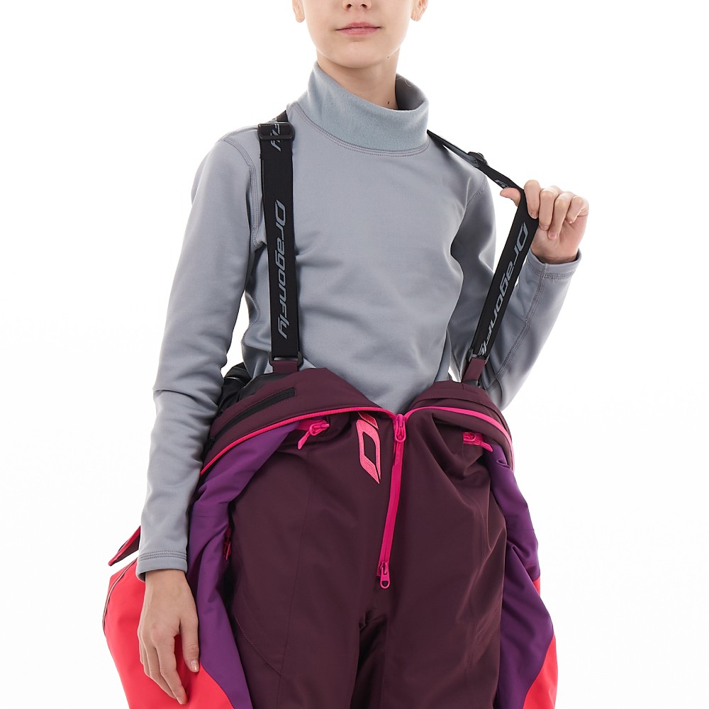 Зимний утепленный комбинезон GRAVITY for Teen Purple - Brown 2024