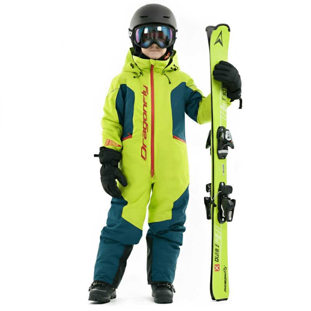 Зимний утепленный комбинезон DF Junior Gravity Olive-Dark Ocean