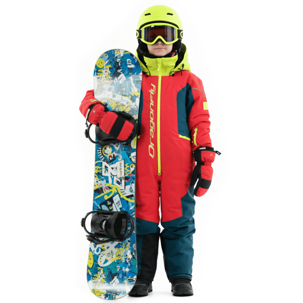 Зимний утепленный комбинезон GRAVITY Junior Red - Dark Ocean 2023