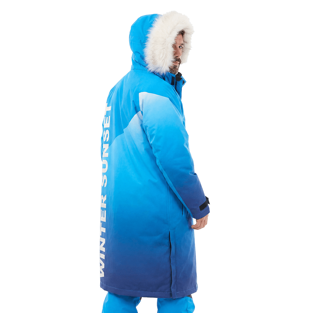 Плащ зимний RACE COAT WINTER SUNSET Man Blue