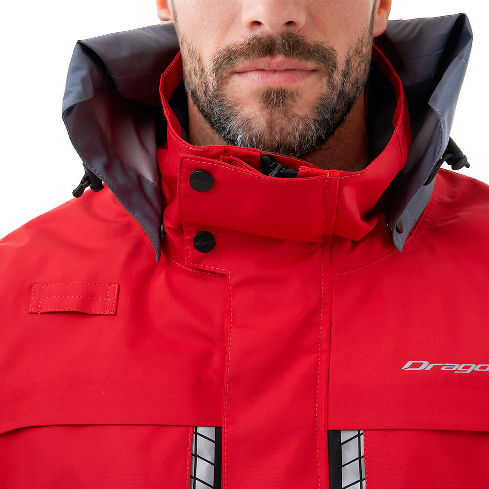 Мембранная куртка QUAD PRO Red - Grey