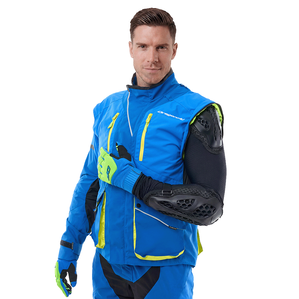 Куртка Эндуро Freeride DF Blue-Yellow