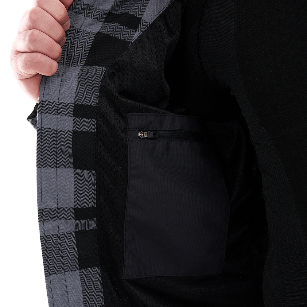 Моторубашка STREETFIGHTER Man Grey с защитой