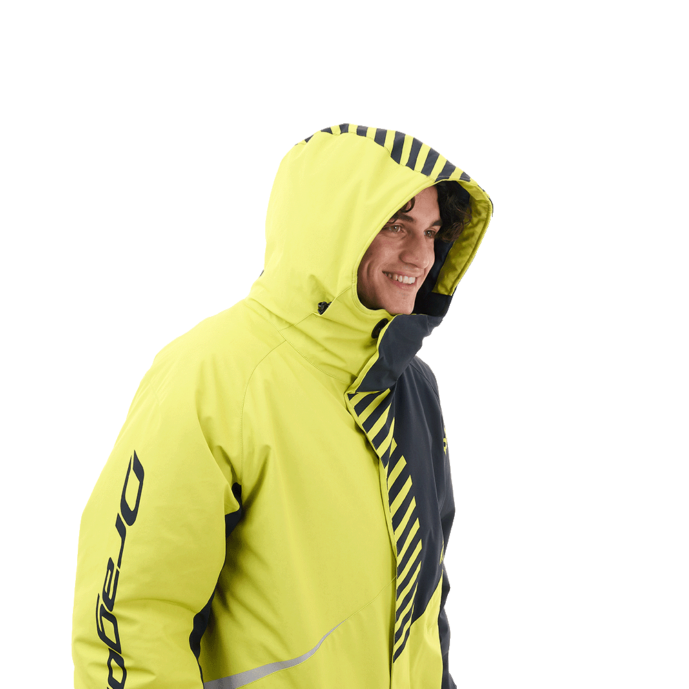 Плащ зимний RACE COAT Man Lime - Black