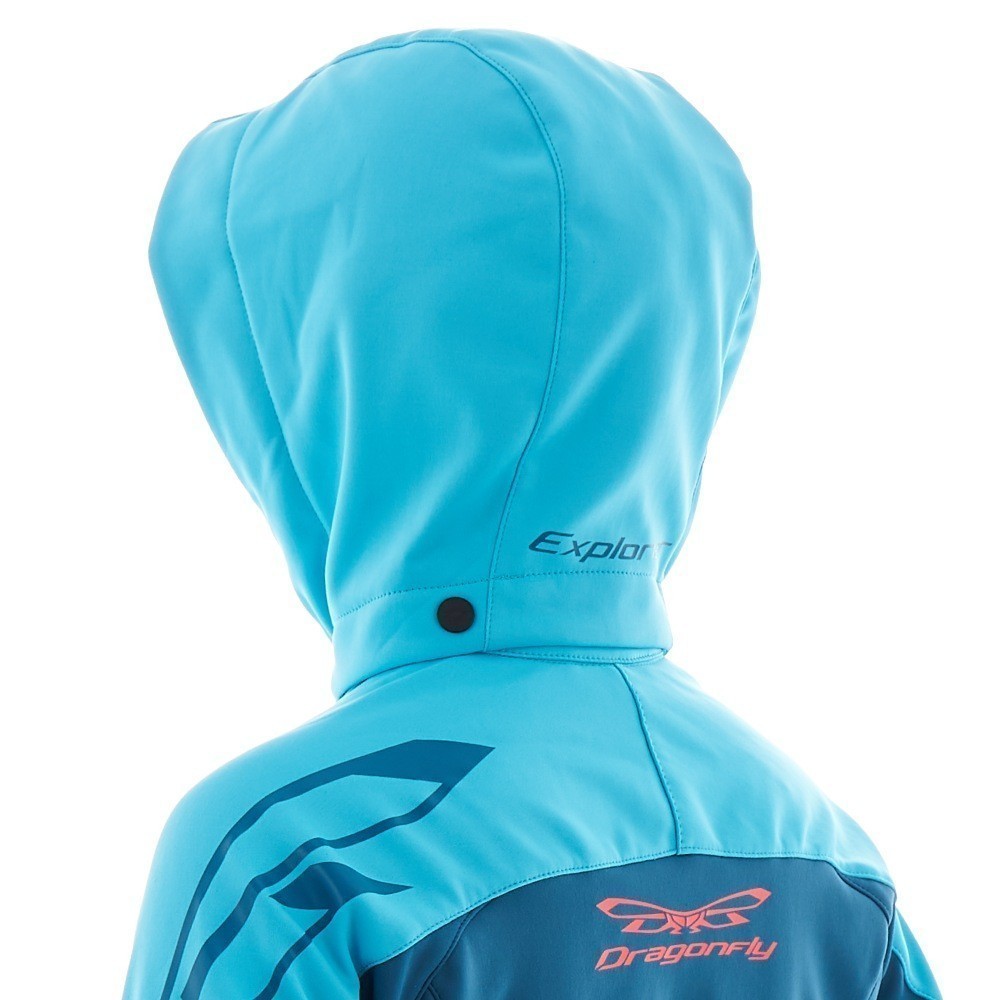 Куртка женская с капюшоном Explorer 2.0 Scuba Blue Dragonfly